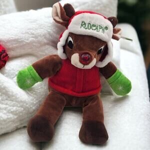 Dan Dee Rudolph The Red Nose Reindeer Plush Nose Lights up‎ Dancing